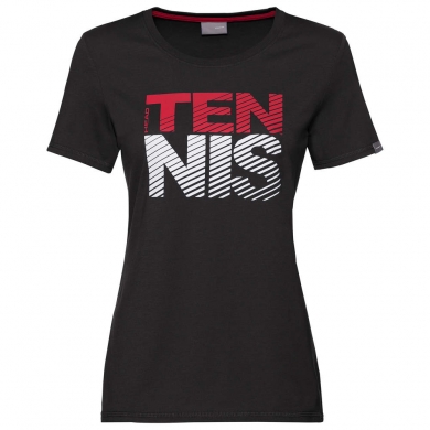 Head Koszulka tenisowa Club Lisa (Poliester/Bawełna) czarna damska